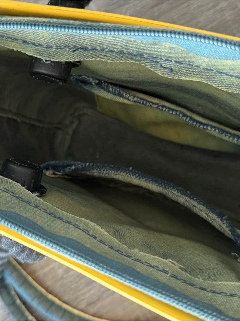 Italian O Bag Modular Tote with Extra Interchangeable Denim Handles